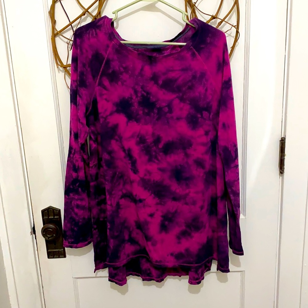 Calvin Klein tie dye long sleeve T-shirt